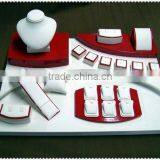 Window Leather Jewelry Display Set thumbnail-1