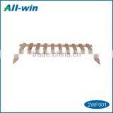 Wooden Garden Fence, Timber Picket Fence With Extended Spiked End Sections thumbnail-3