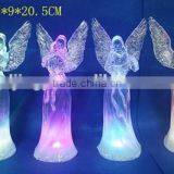 Led Plastic Acrylic New Christmas Angel Figurines Statue for Sale thumbnail-1