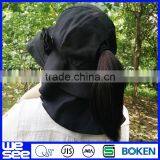 Ladies Hats Black Ladies Hats Designer Flat Brim Hats thumbnail-2