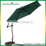 9ft Patio Banana Outdoor Umbrella With Cross Base thumbnail-2