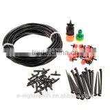 2016 Popular Garden Farm Balcony 15m 20pcs Nozzles DIY Mist Spray Kits Water Drip Irrigation System.