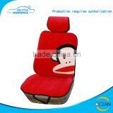 Customized Warm and Soft Micro Fibre Material Fur Car Seat Cushion With Cartoon Embroidery thumbnail-2