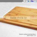 Manufacturers Selling Beautiful Large 100% Fruit Juice Groove Organic Bamboo Chopping Block Wholesale thumbnail-4