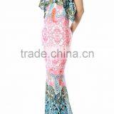Printing Design Elegant Women Maxi Dress Party Dress Ladies Night Sexy Party Dress thumbnail-3
