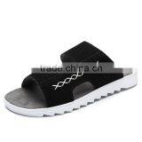 Fashion Summer Adults Leather Slippers Shoes for Male, Men Casual Slippers Good Quality From Jinjiang Factory thumbnail-4