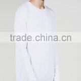 Customized Cheap Extra Long Sleeves Collar Men T-shirt thumbnail-3