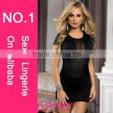 2015newest Style Lingerie Copyright Under Skirt Dress Tube Short Sexy Dress Sex Hot Club Dance Wear Sexy Clubwear thumbnail-1
