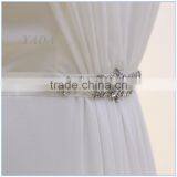 New Fashion Jewel Beaded Sleeveless Chiffon Weddings Bridesmaid Dresses Long thumbnail-6