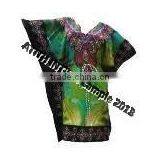 100% Viscose Printed Long Round Neck Poncho thumbnail-1