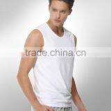 Lastest Breathable Men Wholesale Plain White Tank Tops thumbnail-3