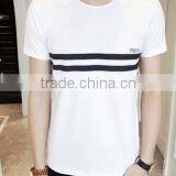 Printed 2017 Men Round Collar Short Sleeve T-shirt Cotton Loose thumbnail-1