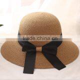 Zm40591b New Fashion Custom Women Hat /beach/sun Visor/ Bowknot Hat thumbnail-5