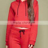 2016 Hot Sale Women Pullover Plain Latest Design Tracksuit thumbnail-3