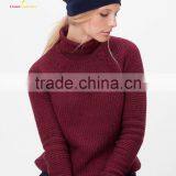 Women Merino Wool Custom Knit Beanie thumbnail-1