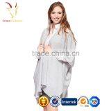 2016 New Fashion 100% Pure Knitting Cashmere Poncho for Women thumbnail-2