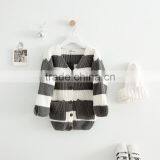 2-8 Years Wholesale 2017 New Fashion Winter Girls Knitted Sweater Long Sleeve Cotton Girls Coat thumbnail-2