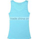 Men 100% Cotton Plain Single Undershirt Sleeveless Shirt Vest Tank Top thumbnail-2