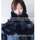 2016 New Style Fox Scarves Warm Plush Scarf Women Pareo Thicken Solid Fur Collar Rabbit's Hair Scarf thumbnail-1