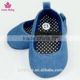 Denim Color Point Baby Girls Prewalker Shoes Buster Brown Baby Walking Shoes LBF2015122304 thumbnail-3
