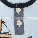 Unisex 100%cotton 2Pcs Newborn Baby Clothing Sets With OEM Accpeted thumbnail-3