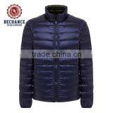 OEM Service Men Ultra Light Black Winter Down Jacket Packable Lightweight Coat Short Outwear PQ401 thumbnail-3
