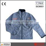 Custom Logo Fleece Lined Softshell Coat Windproof and Waterproof Melange Jacket thumbnail-1