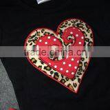 2016 New Valentine Outfit Baby Girl Clothes 2-7t Fashion V-day Red White Dot Pants With Matching Accessories thumbnail-2