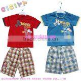 Summer Pyjamas Boys 2pcs Set Custom Cartoon Printed Active Pyjamas Kids thumbnail-1