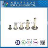 Taiwan Stainless Steel Tubular Rivet Hollow Tubular Rivets Din 7340 Tubular Rivets thumbnail-4
