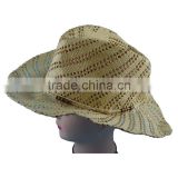Handmade decorating straw hats for daily life