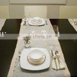 Pure White Linen Napkins With Ladder Hemstitch