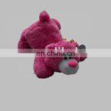 Plush&stuffed Naive Pink Bear ,soft Animal Children Toy thumbnail-1