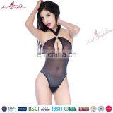 Mature Women Transparent Black Sexy Lingerie Woman Sexy Babydoll thumbnail-1