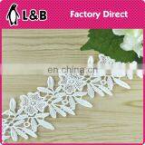 2017 Hot Sale White Polyester Garment Embroidered Lace thumbnail-6