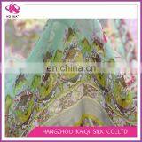 Eco-friendly Abstract Floral Printing Fabric Silk Chiffon Fabric Wholesale Fabrics Chiffon for Lady Dress | Scarf thumbnail-5
