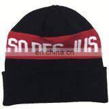 Custom Made Your Own Logo Embroidery Knit Beanie With Pom Pom thumbnail-2