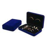 Velvet Jewelry Box Storage Box High-end Exquisite Earrings Ring Bracelet Necklace Simple Portable Small Jewelry Box thumbnail-4