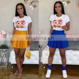 2020 New Arrivals Women Sexy Pleated Mini Skirts Ladies Fashion Casual Skirts Women's Skirts thumbnail-4