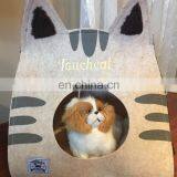 New Design Cute Carton Cat Shape Pet Bed Pet House thumbnail-4