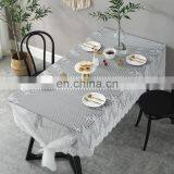 Rectangle Lace Tablecloth Christmas White Lace Wedding Table Cover Xmas Table Cloth Dinner Party Home Decor thumbnail-3