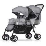 Twin Lightweight and Compact Baby Stroller Foldable Infant Pram Pushchair thumbnail-3