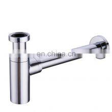 Chrome P-TRAP Brass Basin Sink Waste Trap Drain Kit thumbnail-1