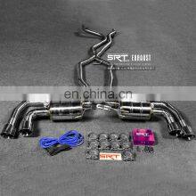Exhaust Pipe for Porsche Cayenne 3.0T 4 Tips With Valve Catback With Quad Double Tip thumbnail-3
