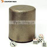 Express New Products Luxury Party Use Leather Dice Cup thumbnail-6
