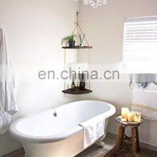 Hanging Corner Shelf 3 Tier Jute Rope thumbnail-5