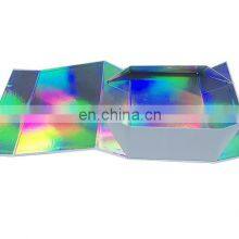 Custom Empty Magnetic Flat Pack Folding Paper Storage Packaging Box Foldable Cardboard Gift Box With Ribbon thumbnail-2