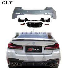 Genuine Car Bumpers For 2021 BMW 5 Series G30 G38 Upgrade 2021 M5 Rear Car Bumper Rear Diffuser Rear Bumper thumbnail-1