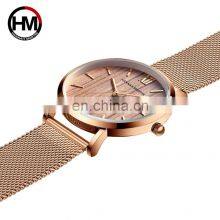 Hannah Martin CC36 Luxury Ladies Quartz Movement Watch Women Stainless Steel Chronograph Wristwatches Business Watch thumbnail-3