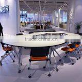 Aluminium Alloy Leg Wooden Folding Conference Table HD13B thumbnail-5